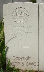 Brookwood Military Cemetery - Warby, G