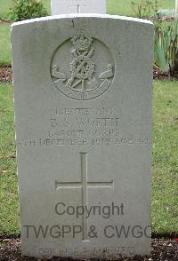 Brookwood Military Cemetery - Worth, Bertram Stanley