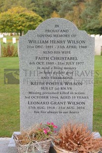 Brookwood Military Cemetery - WILSON, KEITH FOSTER