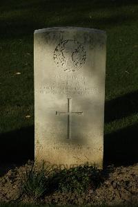 Messines Ridge British Cemetery - Allan, A