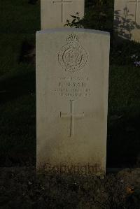 Messines Ridge British Cemetery - Bryan, F