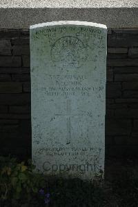 Messines Ridge British Cemetery - Cook, A