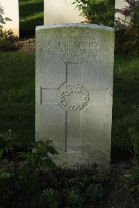 Messines Ridge British Cemetery - Cranston, Frank Mullen