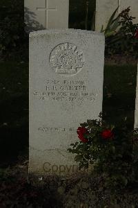 Messines Ridge British Cemetery - Ganter, Francis Peter