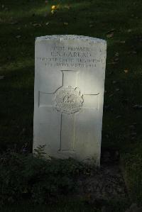 Messines Ridge British Cemetery - Garrad, Edward Norman