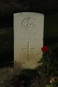 Messines Ridge British Cemetery - Haddon, W