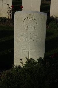 Messines Ridge British Cemetery - Haynes, William George