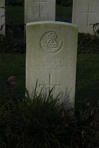 Messines Ridge British Cemetery - Lawrence, J