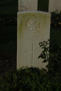 Messines Ridge British Cemetery - Marsh, J J