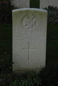 Messines Ridge British Cemetery - Moss, W A
