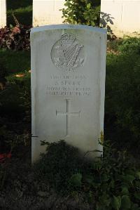Messines Ridge British Cemetery - Spicer, S