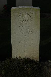 Messines Ridge British Cemetery - Swann, John Nuel