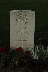 Messines Ridge British Cemetery - Tripp, J C