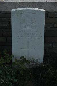 Messines Ridge British Cemetery - Williams, F S