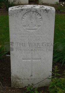 Messines Ridge British Cemetery - DUMINSKI, ALBERT EDWARD
