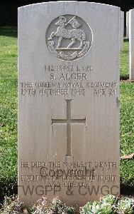 Minturno War Cemetery - Alger, Sydney
