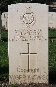 Minturno War Cemetery - Alliston, Ronald Howard