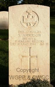 Minturno War Cemetery - Anderson, Samuel