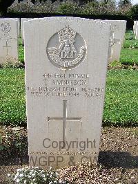 Minturno War Cemetery - Anderson, Thomas