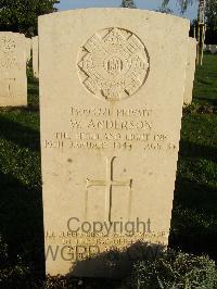 Minturno War Cemetery - Anderson, William