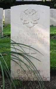Minturno War Cemetery - Andrews, Ronald Albert