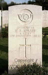 Minturno War Cemetery - Appleby, William Richard