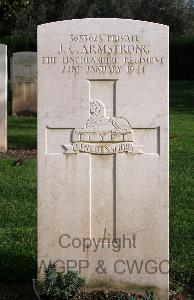 Minturno War Cemetery - Armstrong, John Charles
