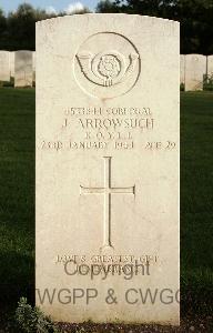Minturno War Cemetery - Arrowsuch, Joseph