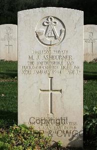 Minturno War Cemetery - Ashburner, Michael John