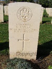Minturno War Cemetery - Barclay, Robert