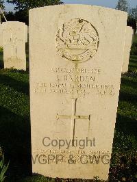Minturno War Cemetery - Barden, John