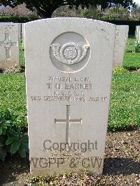 Minturno War Cemetery - Barnes, Thomas Henry
