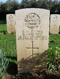 Minturno War Cemetery - Barnett, Herbert Joseph