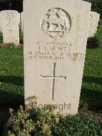 Minturno War Cemetery - Barnett, John