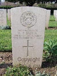 Minturno War Cemetery - Barton, Walter Frederick