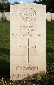 Minturno War Cemetery - Benson, George