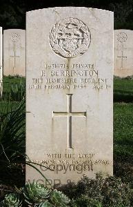Minturno War Cemetery - Berrington, Frank