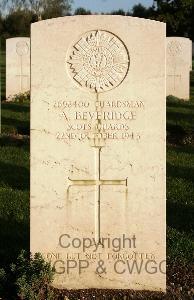 Minturno War Cemetery - Beveridge, Alexander