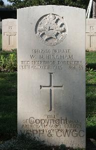 Minturno War Cemetery - Bingham, William North