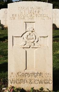 Minturno War Cemetery - Bishop, Samuel Thomas
