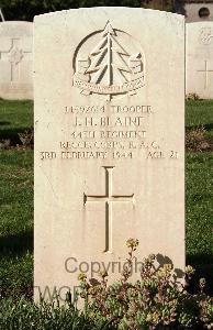 Minturno War Cemetery - Blaine, Joseph Henry