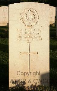 Minturno War Cemetery - Bohemia, Frank