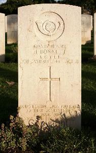 Minturno War Cemetery - Bonnett, Harry