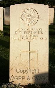 Minturno War Cemetery - Borthwick, David Waugh