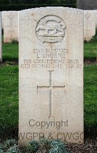 Minturno War Cemetery - Bourne, Laurence