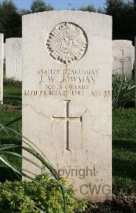 Minturno War Cemetery - Bowman, James William