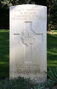 Minturno War Cemetery - Brown, Aaron