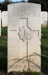 Minturno War Cemetery - Burchell, Frank Arthur