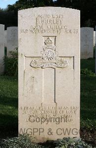 Minturno War Cemetery - Burley, Francis