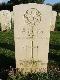 Minturno War Cemetery - Burton, William Henry